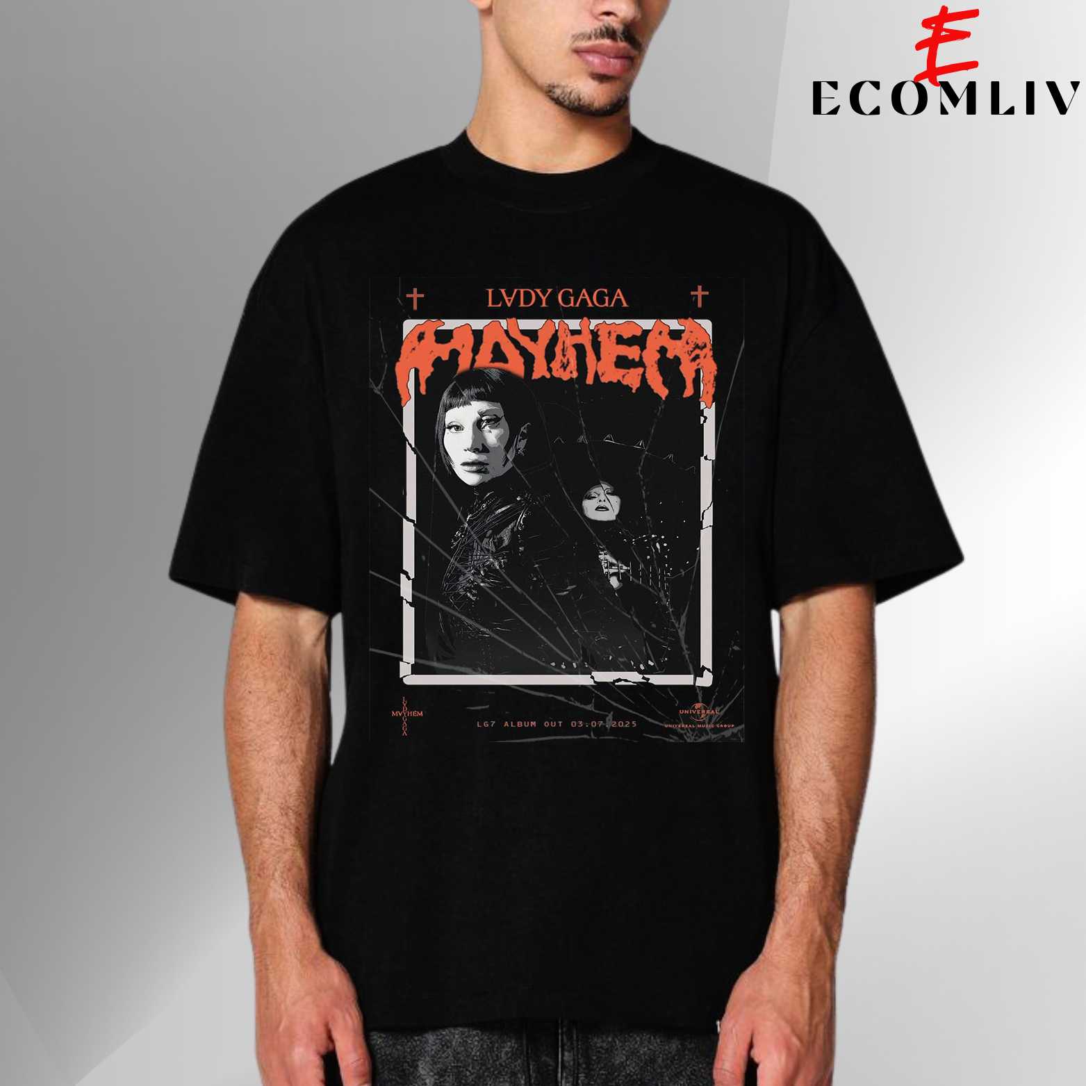 Lady Gaga Mayhem T Shirt, Album Music Shirt, Streetwear Merch